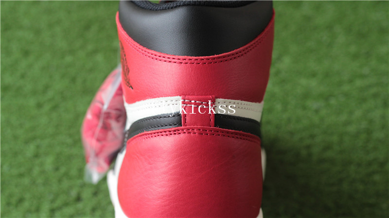 AAAA Grade Authentic Air Jordan 1 Bred Toe